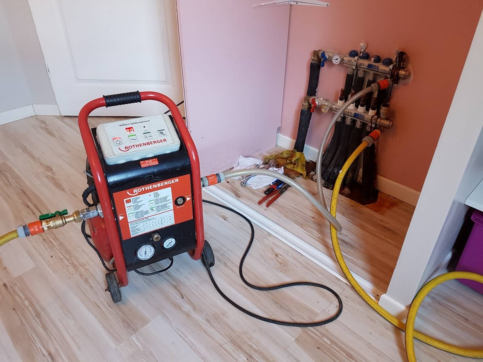 Çamçeşme Vaillant Hermetik Şofben Petek Temizliği